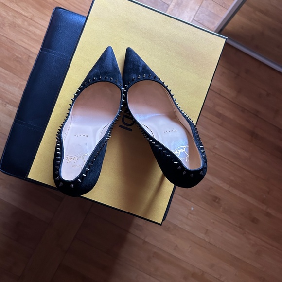 Authentic Christian Louboutin Red Bottom Stilettos Size 8.5 Unique style!! 👠 - Picture 2 of 5